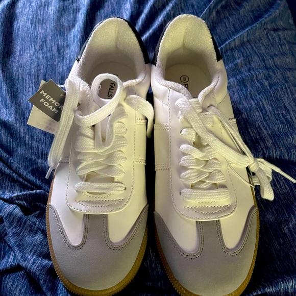 Shoes - Falls Creek women’s shoes. White, grey and black, with memory foam insoles